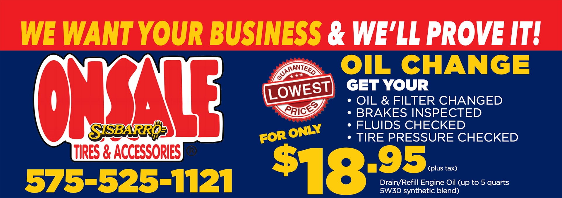 Road Hazard Warranty Offer